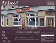 Tablet Screenshot of aniseed-docklands.co.uk